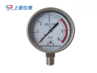 膜盒压力表